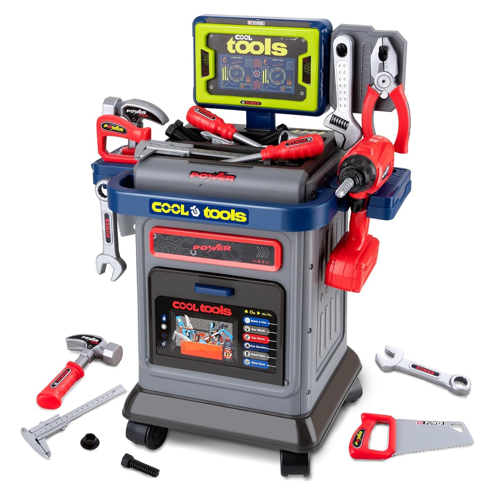 Banco de herramientas STEM POFJOEQ para niños 3-5 años