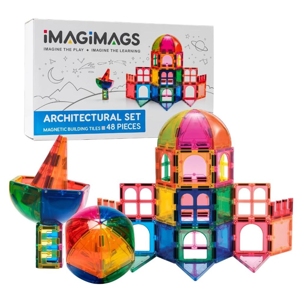 Set de Azulejos Magnéticos Imagimags 48 Piezas para Niños