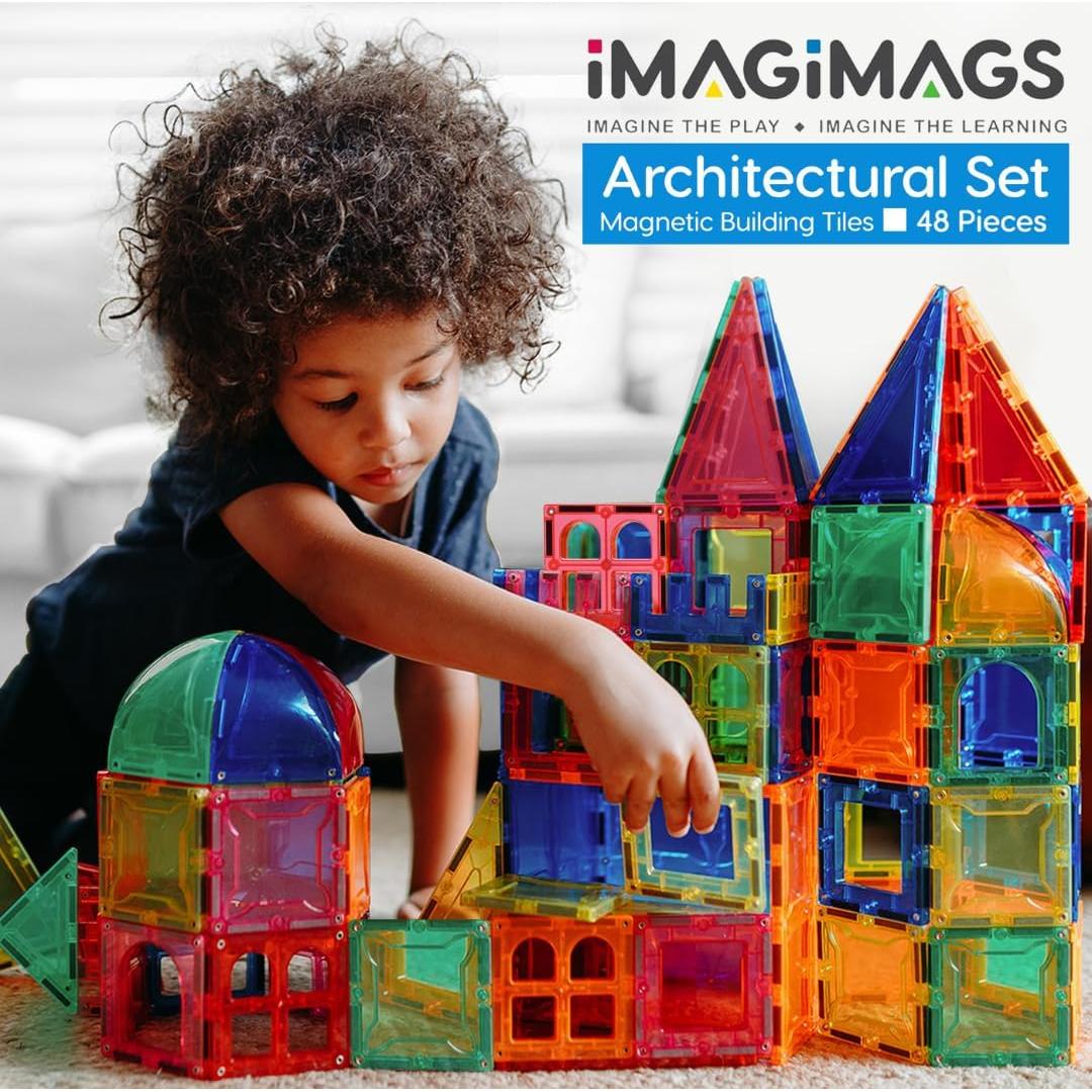 Set de Azulejos Magnéticos Imagimags 48 Piezas para Niños
