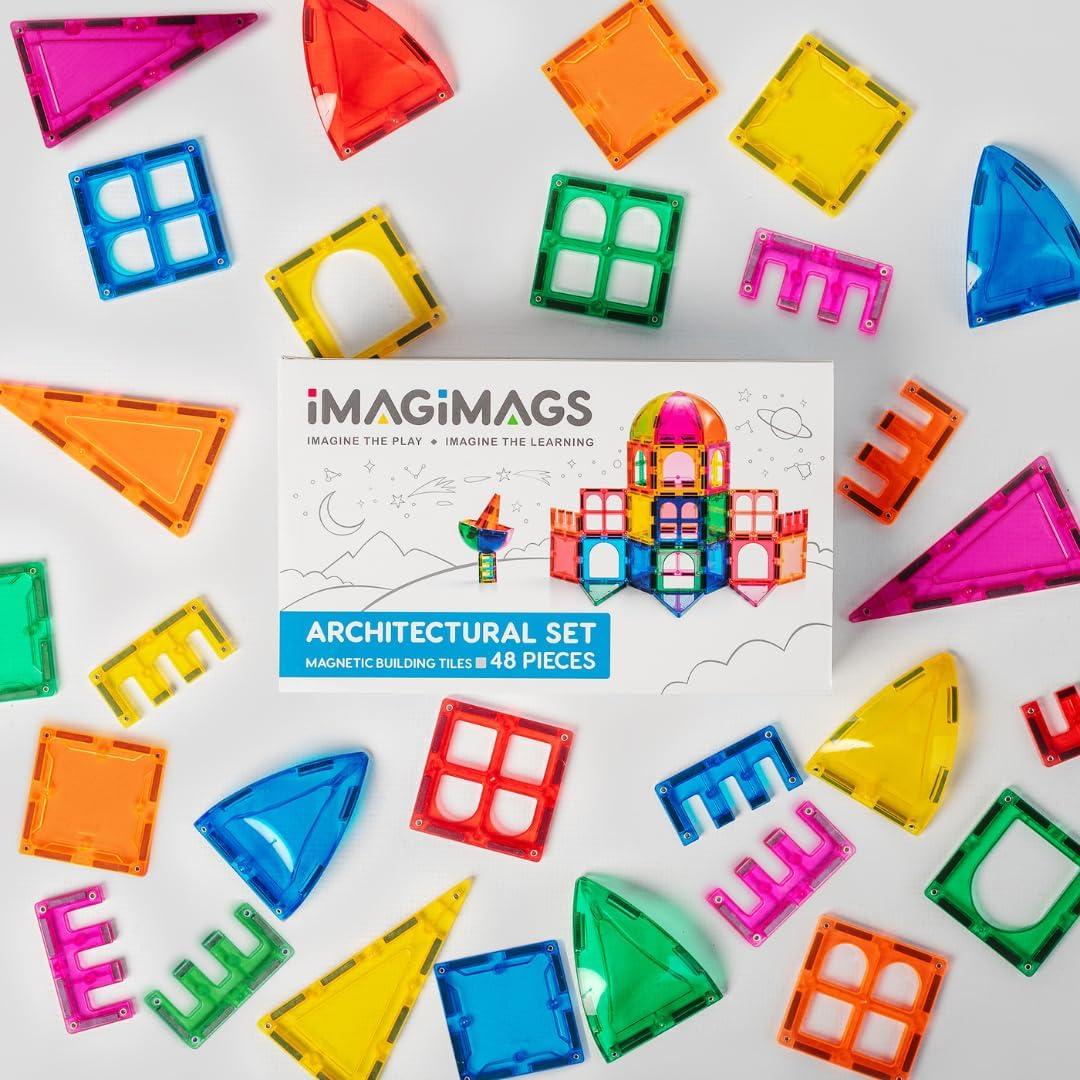 Set de Azulejos Magnéticos Imagimags 48 Piezas para Niños