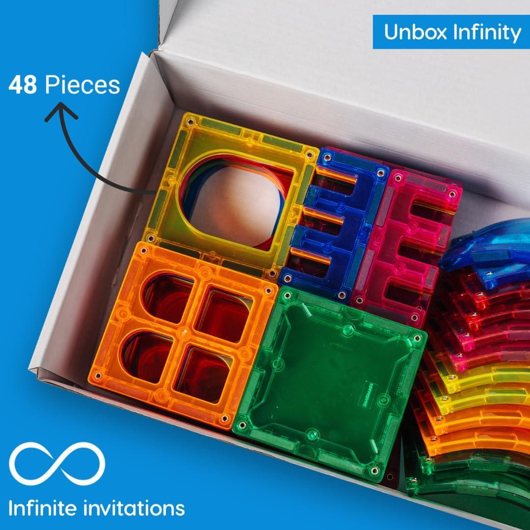 Set de Azulejos Magnéticos Imagimags 48 Piezas para Niños