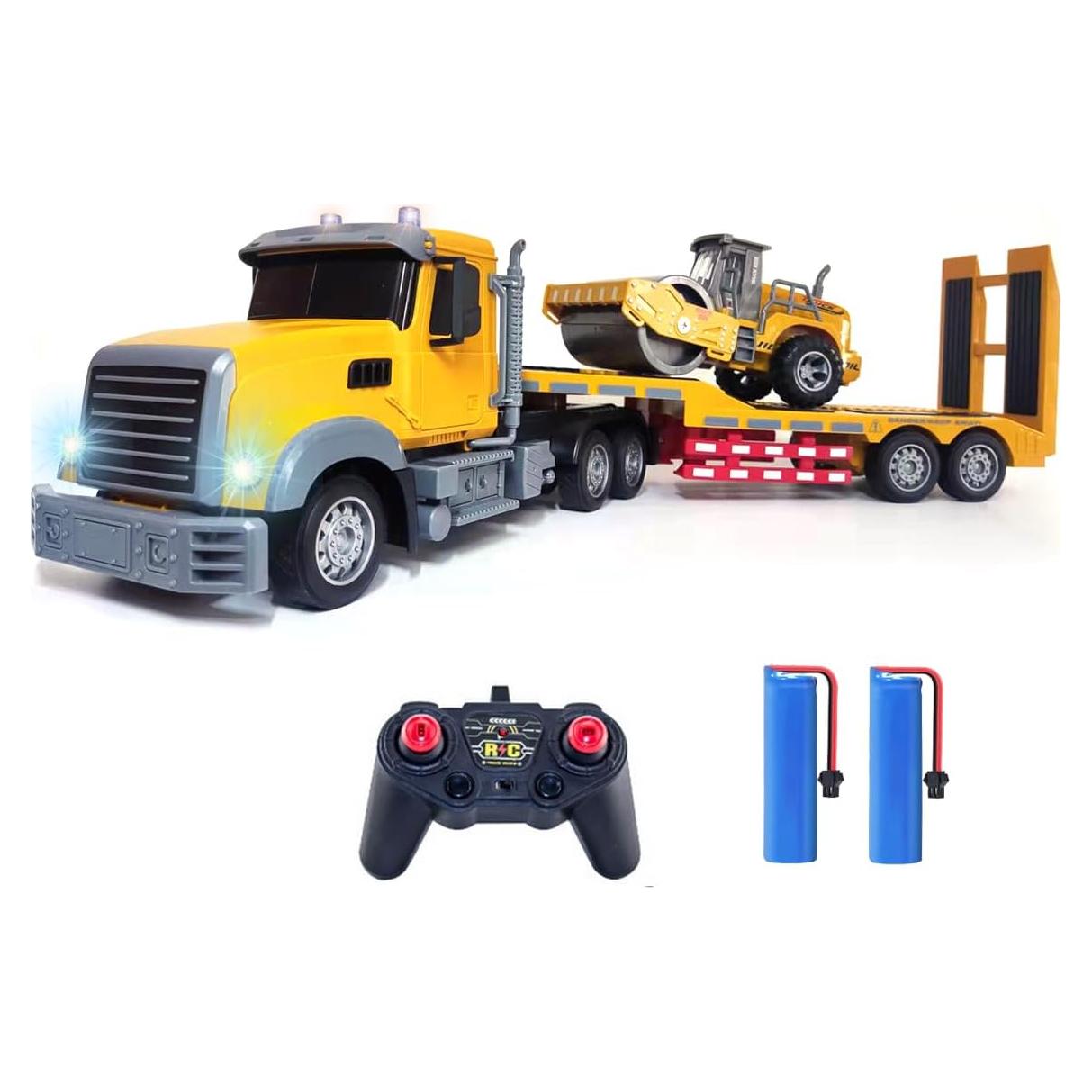 Camión Semi Remoto Shantou 1:24 con Sonido y Luces