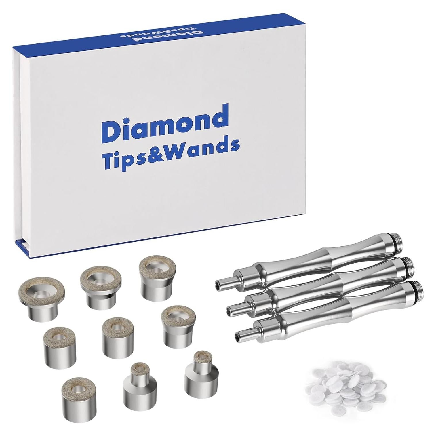 Consejos de Microdermoabrasión Yekavo - 9 Piezas + 3 Varitas