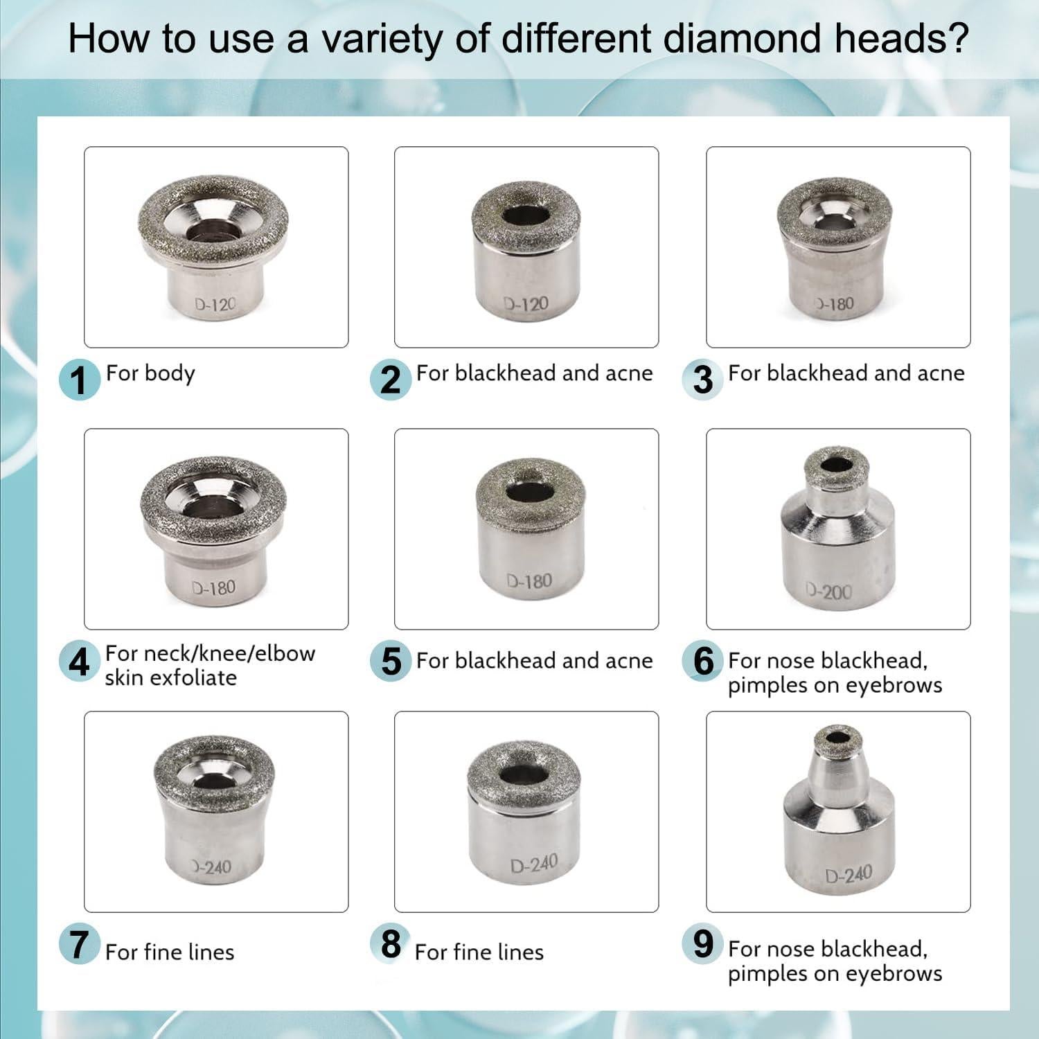 Kit de Microdermoabrasión ZEIZOMZER con 9 Consejos y Filtros