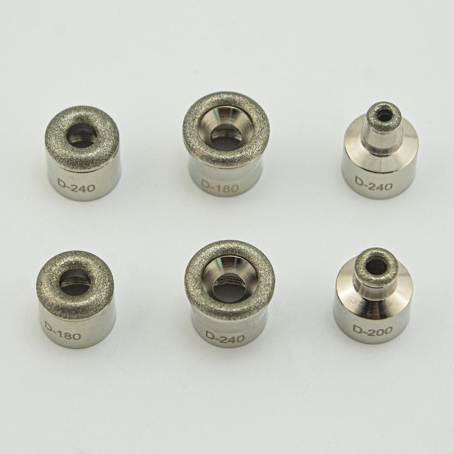 Cabezas de Dermabrasión de Diamante Elitzia - 6 Piezas