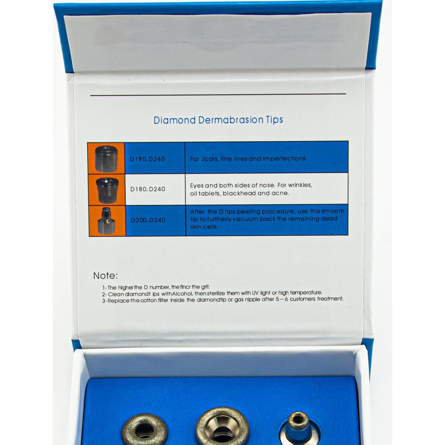 Cabezas de Dermabrasión de Diamante Elitzia - 6 Piezas