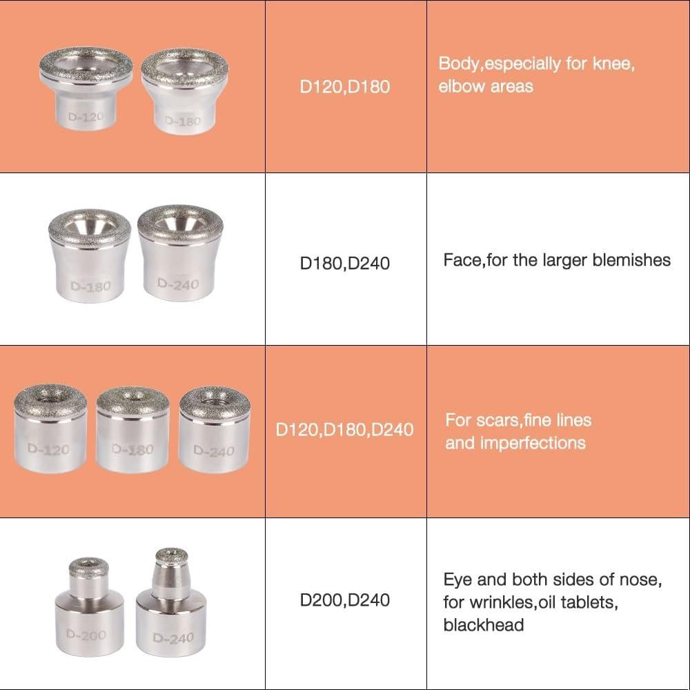 Kit de Microdermabrasión Profesional LIARTY 9 Puntas Diamante