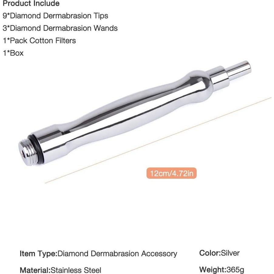 Kit de Microdermabrasión Profesional LIARTY 9 Puntas Diamante