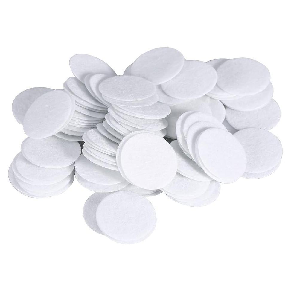 Filtros de Algodón 100pcs Walfront para Máquinas de Belleza 25mm