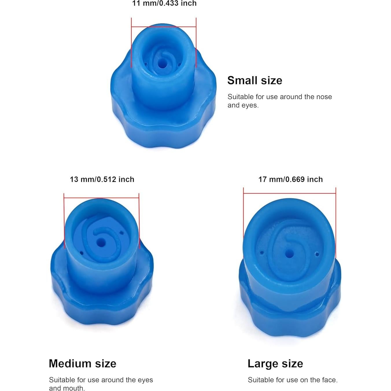 Consejos de Hidro Dermabrasión de Silicona Elitzia 3 Piezas