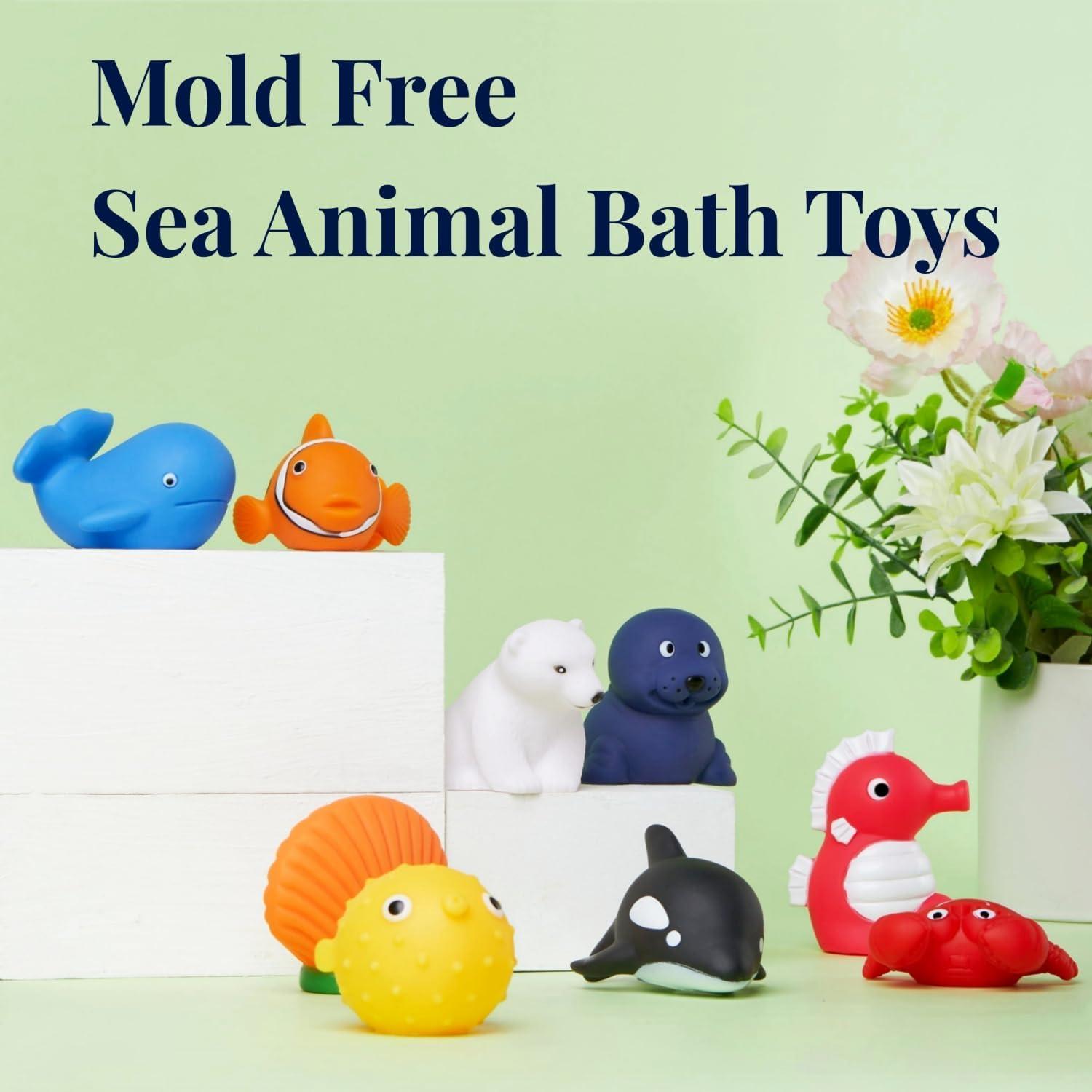 Juguetes de Baño XY-WQ Animales Marinos 9 Piezas