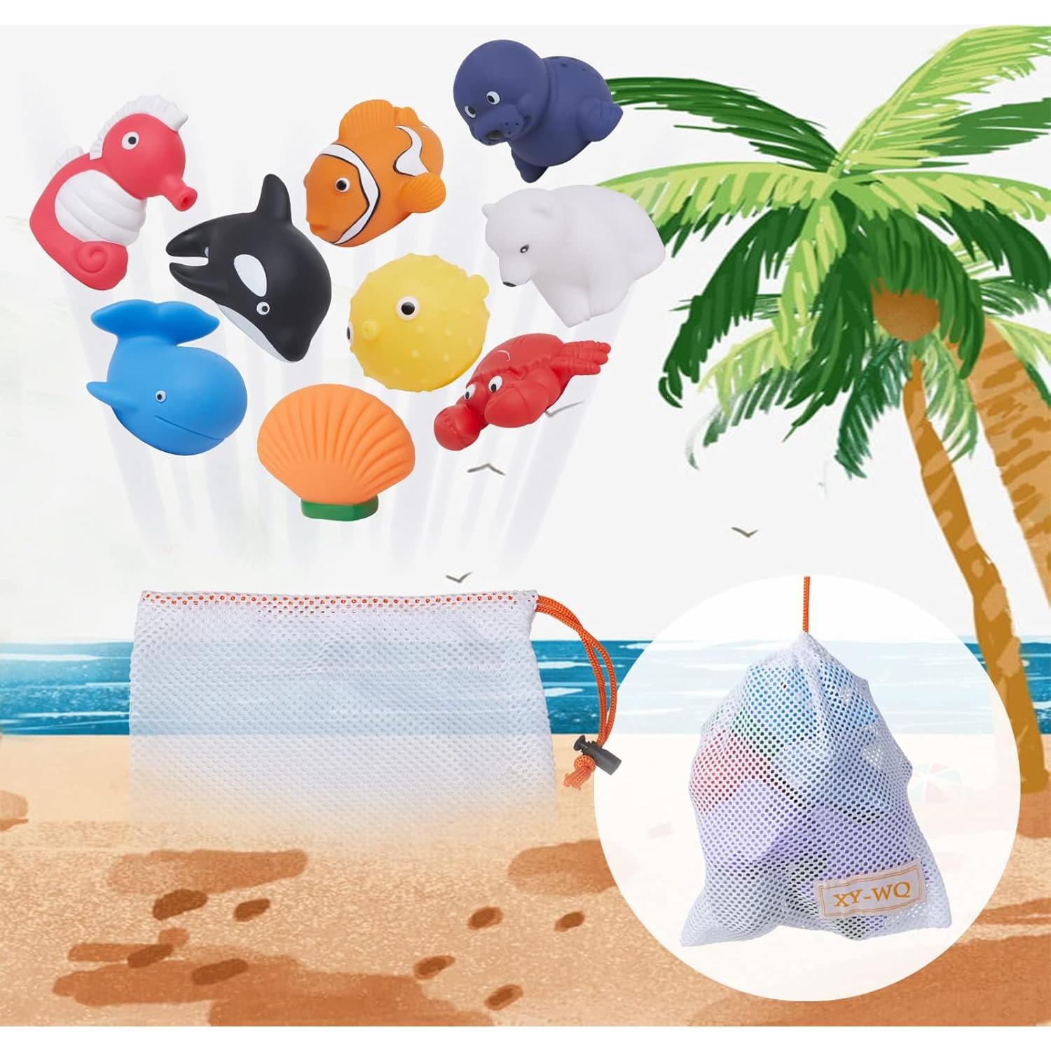 Juguetes de Baño XY-WQ Animales Marinos 9 Piezas