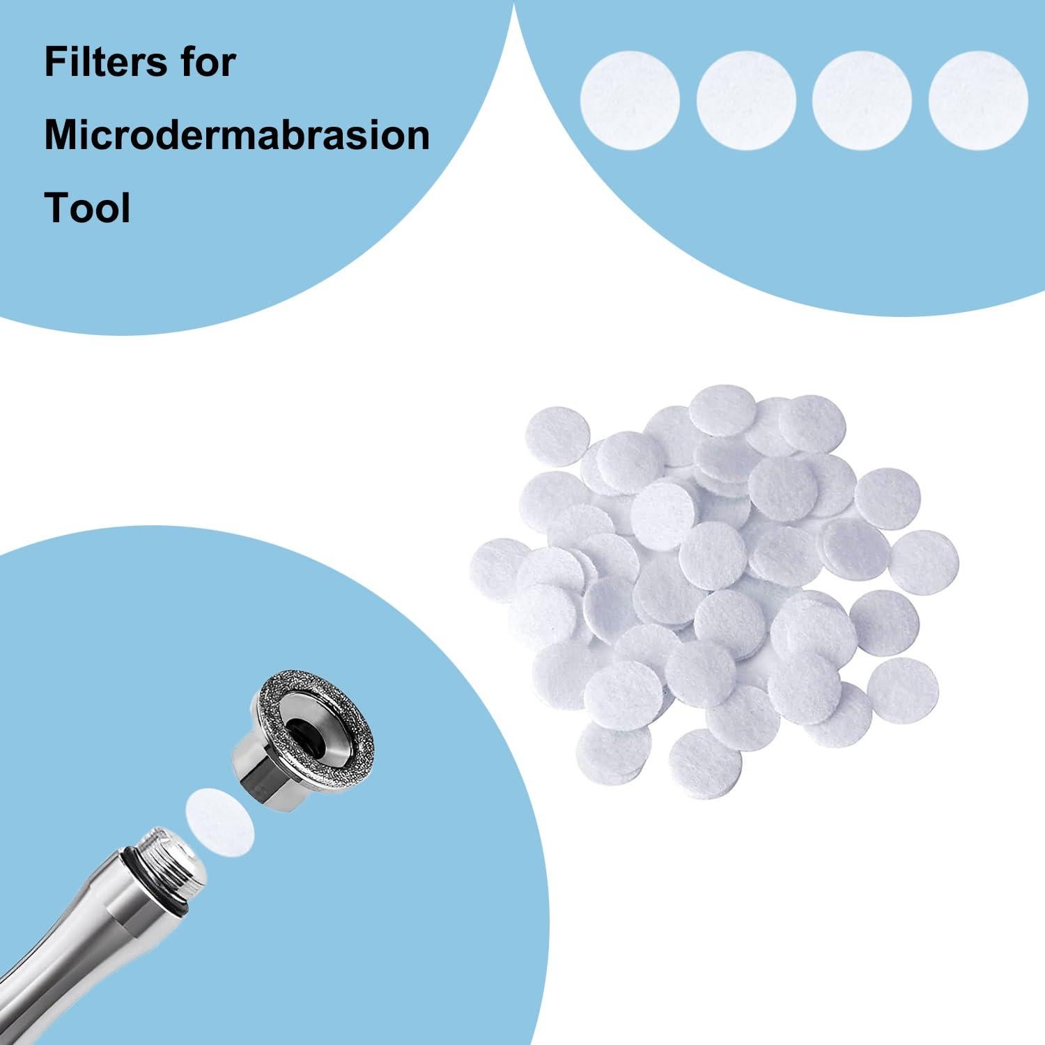 1000 Filtros de Algodón 11mm para Microdermoabrasión - Shenzhen