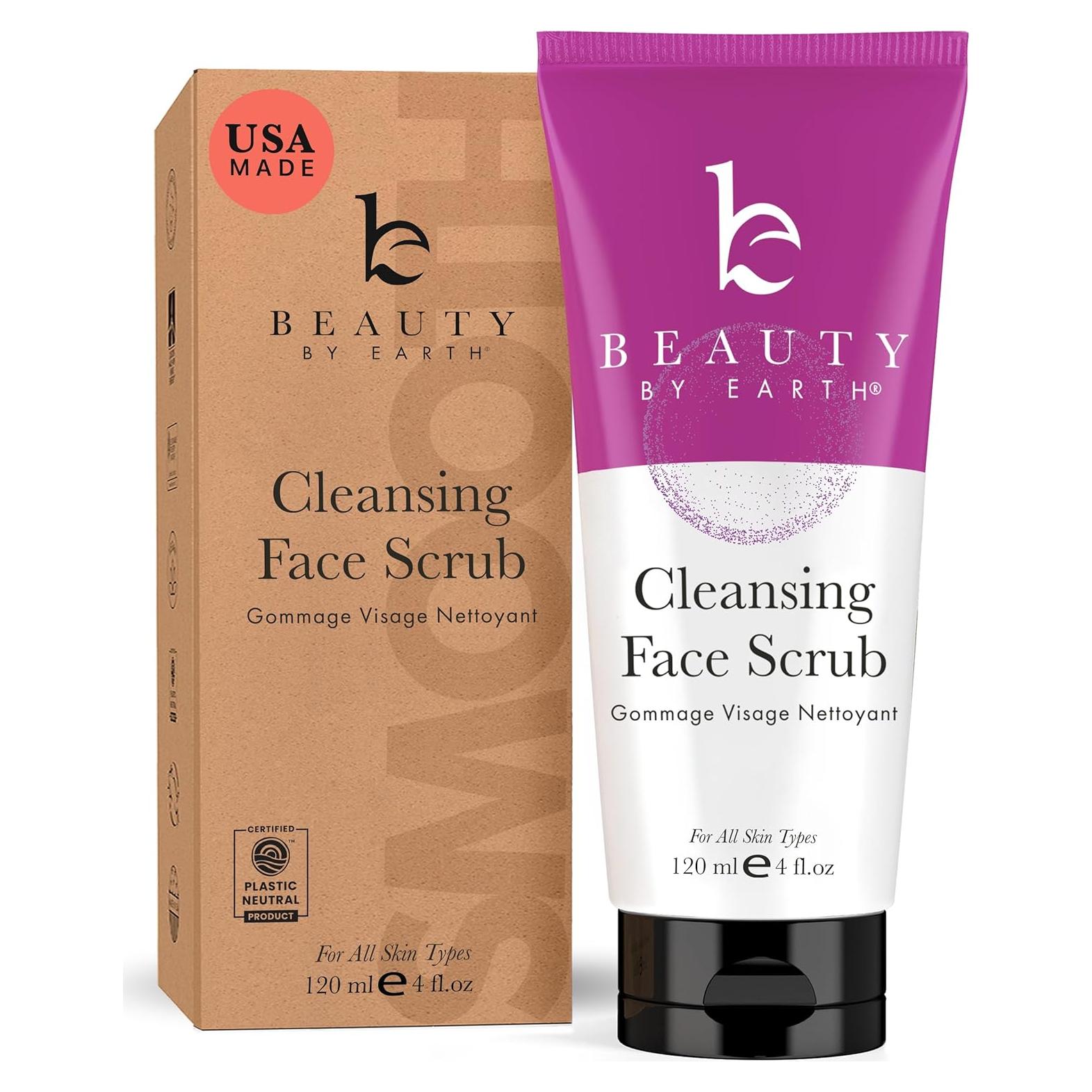 Exfoliante Facial Natural Beauty by Earth 118 ml - Limpieza Profunda