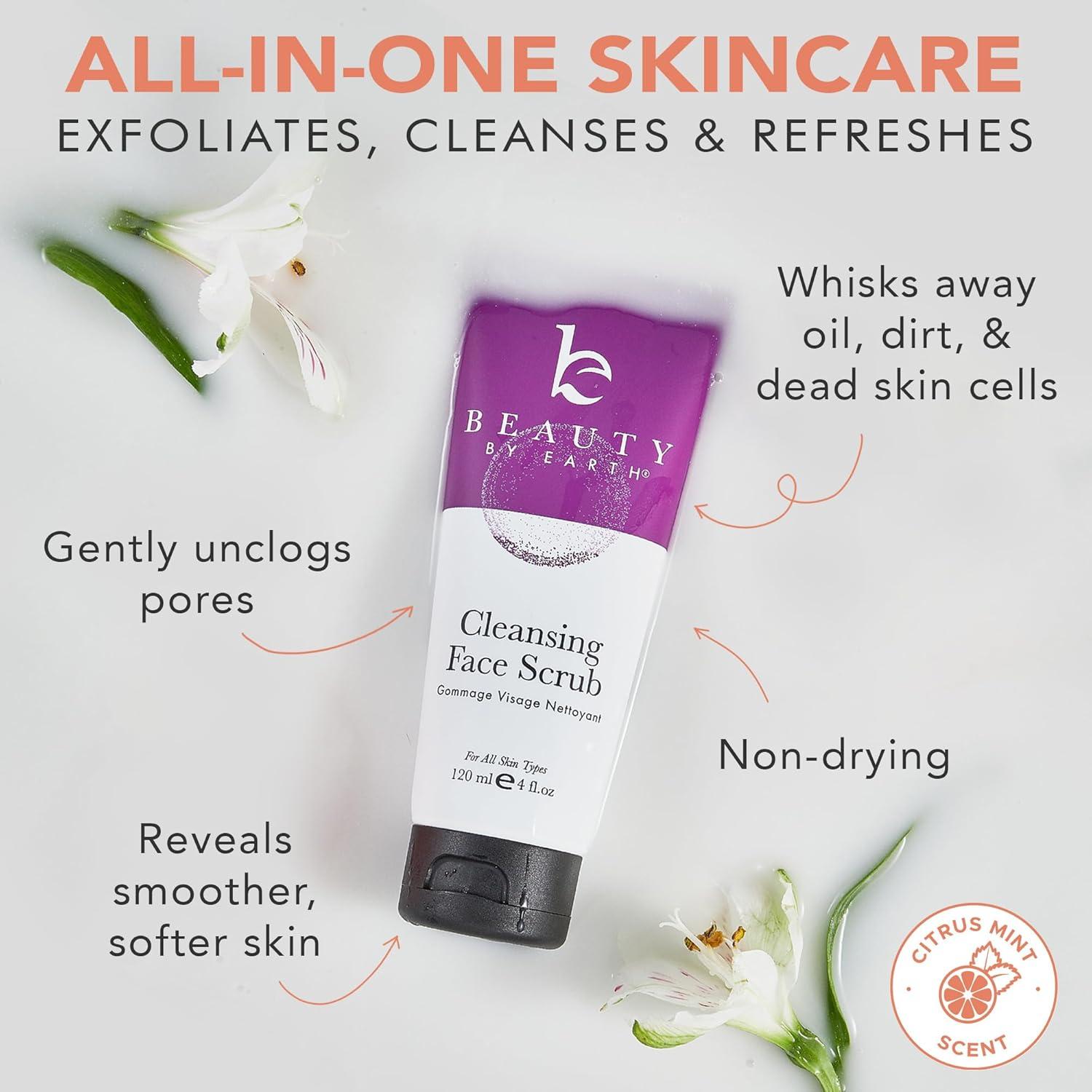 Exfoliante Facial Natural Beauty by Earth 118 ml - Limpieza Profunda