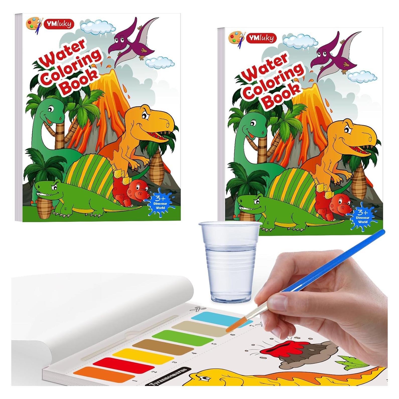 Conjunto de Pintura Acuarela YMluky para Niños 2 Libros