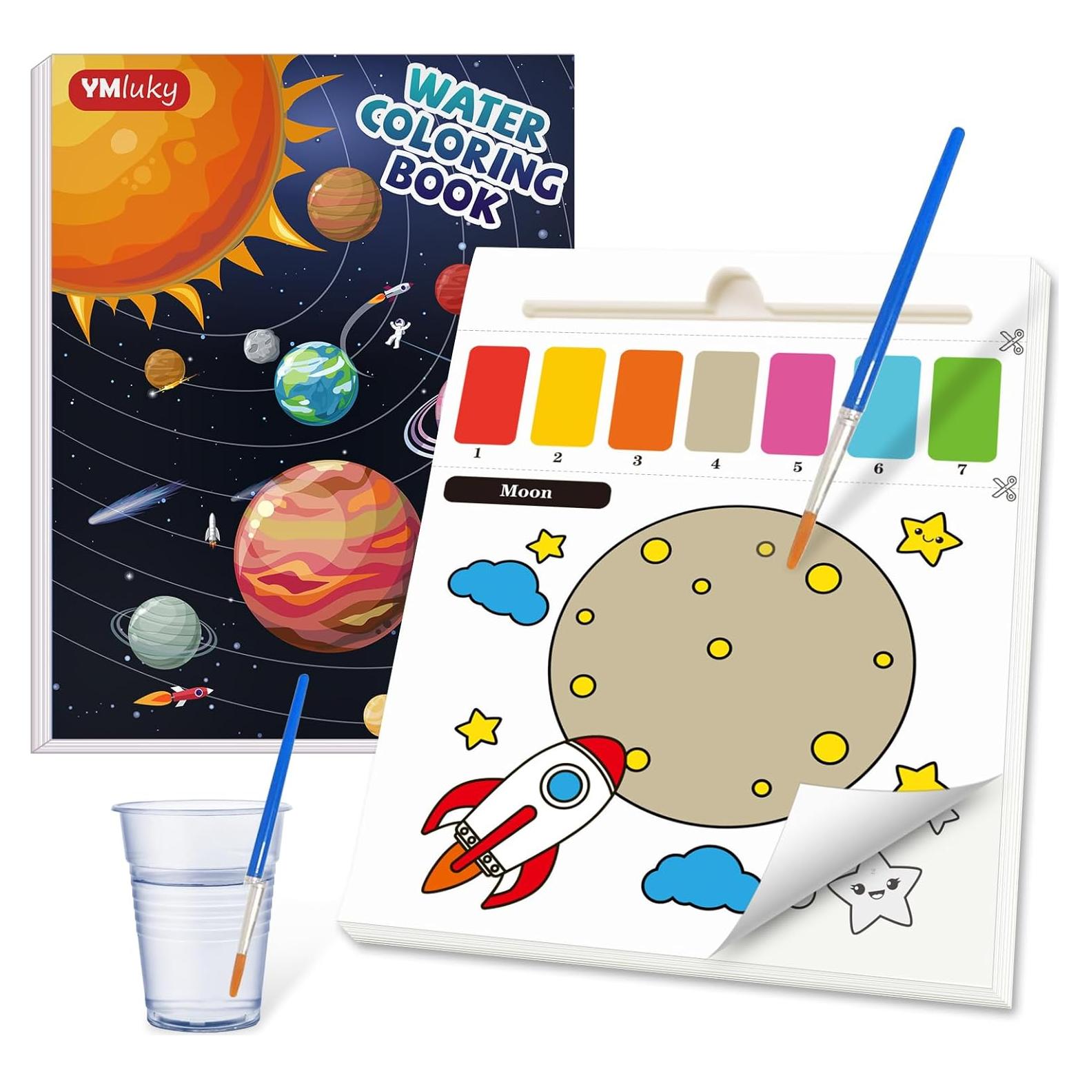 Libro de Pintura Acuarela YMluky para Niños 20 Páginas