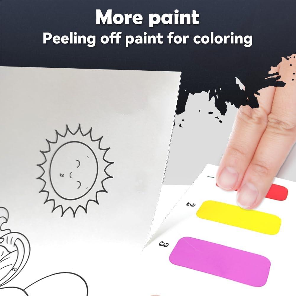 Libro de Pintura Acuarela YMluky para Niños 20 Páginas