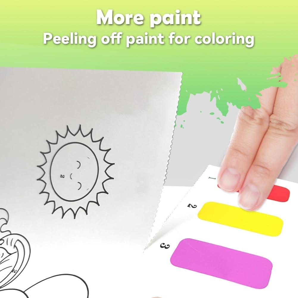 Libro para Pintar con Agua YMluky Animales del Bosque