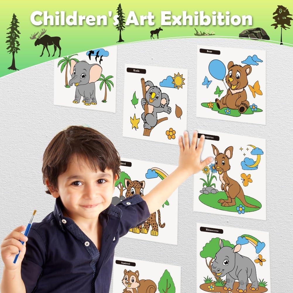 Libro para Pintar con Agua YMluky Animales del Bosque