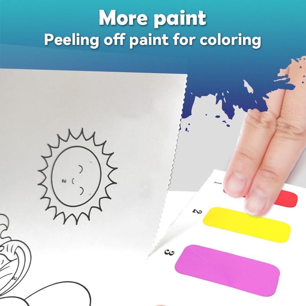 Libro para Pintar con Agua YMluky Animales Marinos 20 Páginas