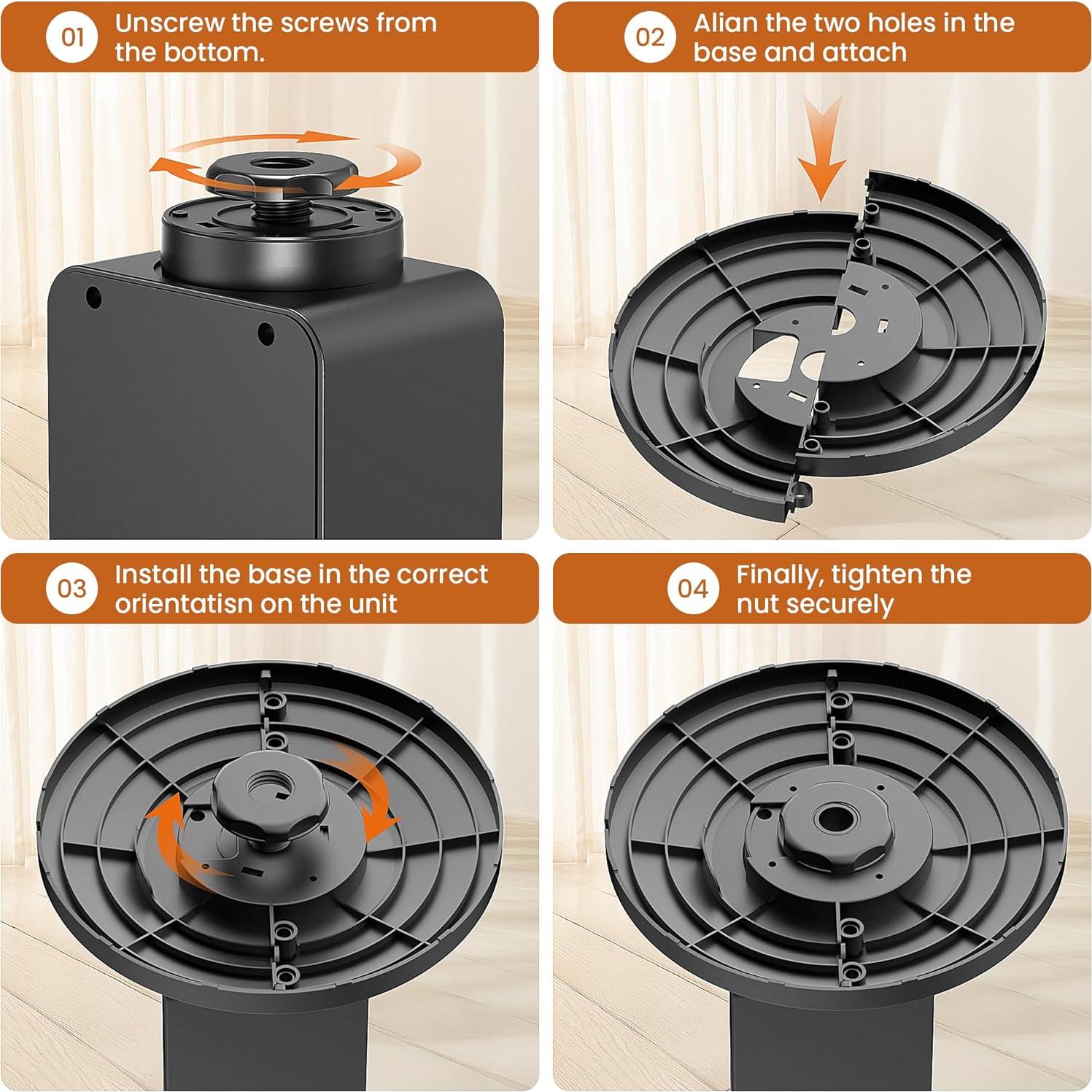 Calentador Eléctrico Riseon 1500W Portátil con Control Remoto