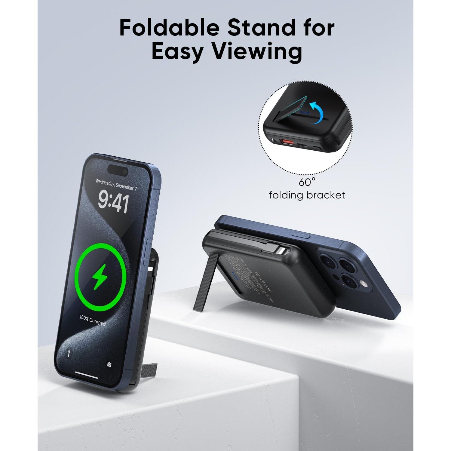 Batería Portátil Magnética 12000mAh Superallure para iPhone