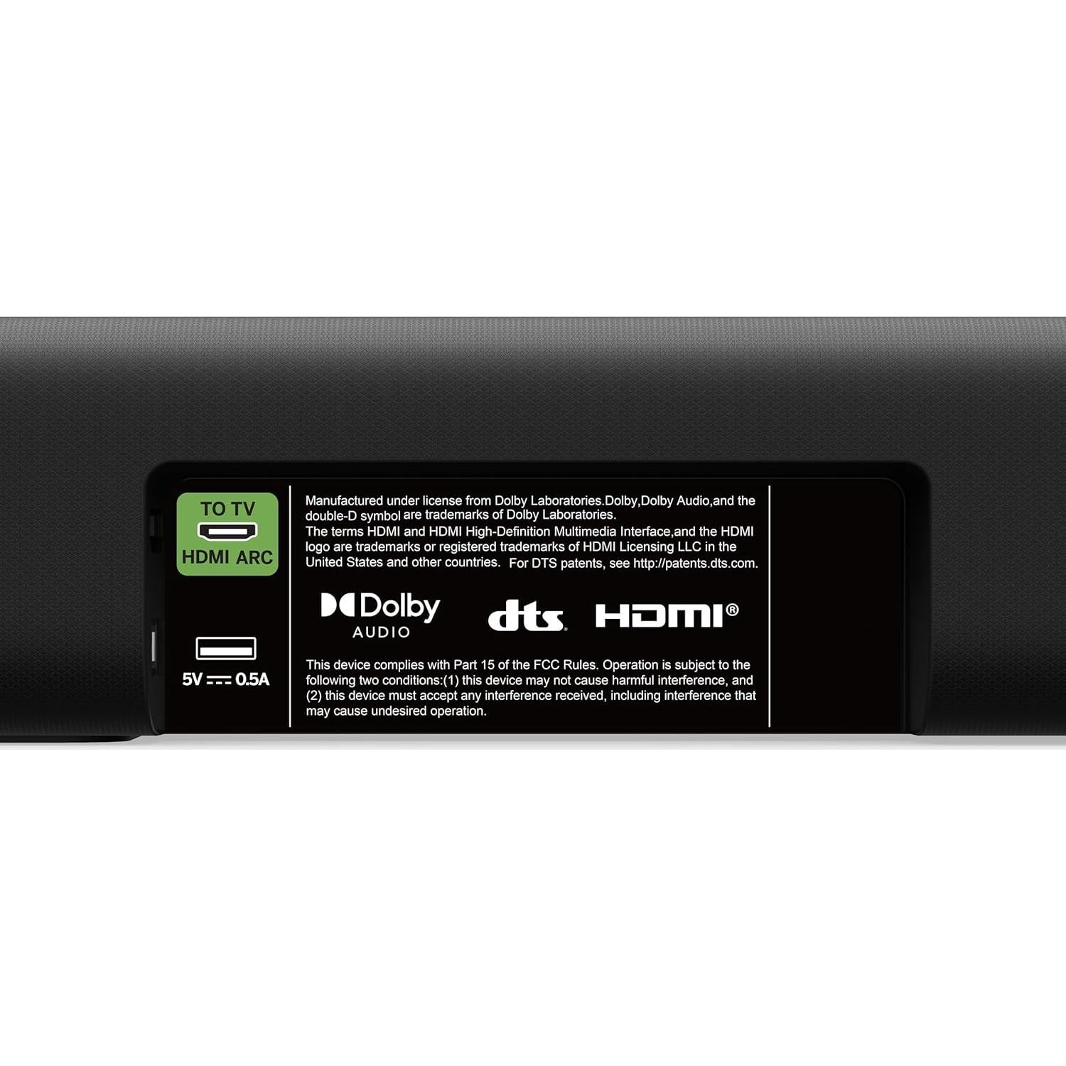 Barra de Sonido VIZIO V-Series 2.0 61 cm Bluetooth Dolby Audio