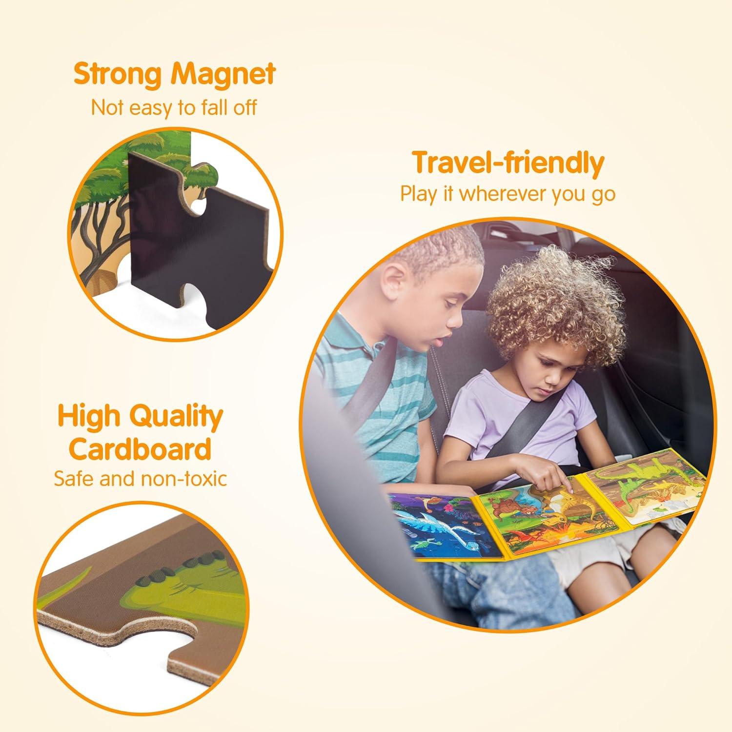 Rompecabezas Magnéticos Dinosaurios SYNARRY 20 Piezas 3-5 Años