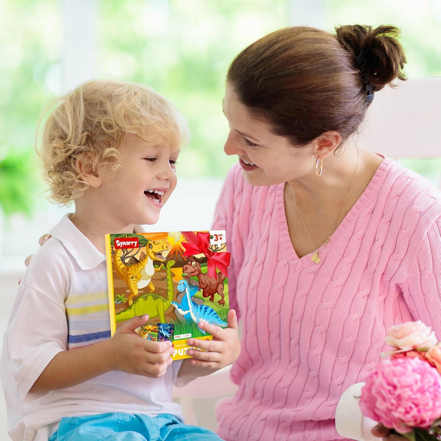 Rompecabezas Magnéticos Dinosaurios SYNARRY 20 Piezas 3-5 Años