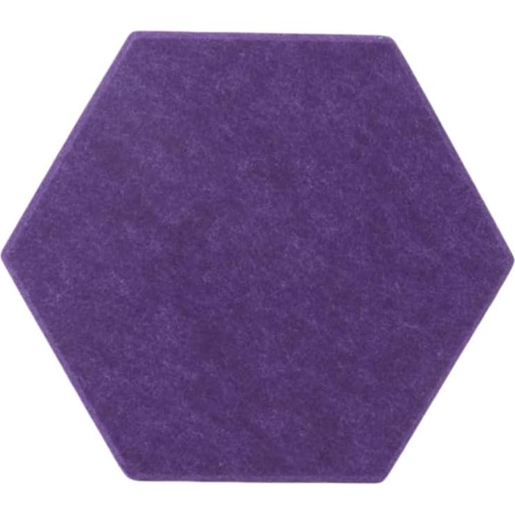Paneles Acústicos Hexagonales RSACCSKY Pack 12 Púrpura 30.48 cm