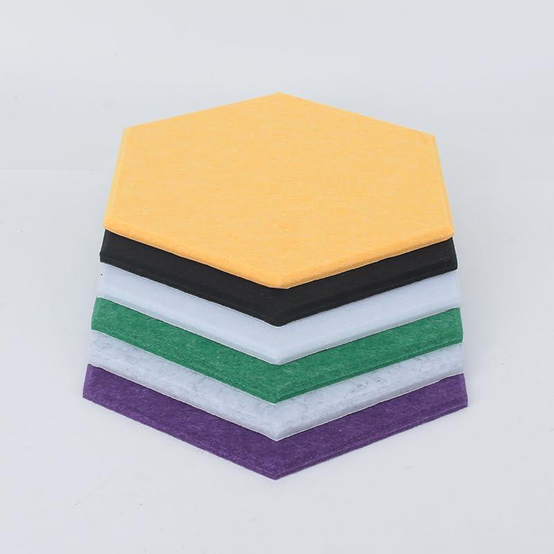 Paneles Acústicos Hexagonales RSACCSKY Pack 12 Púrpura 30.48 cm