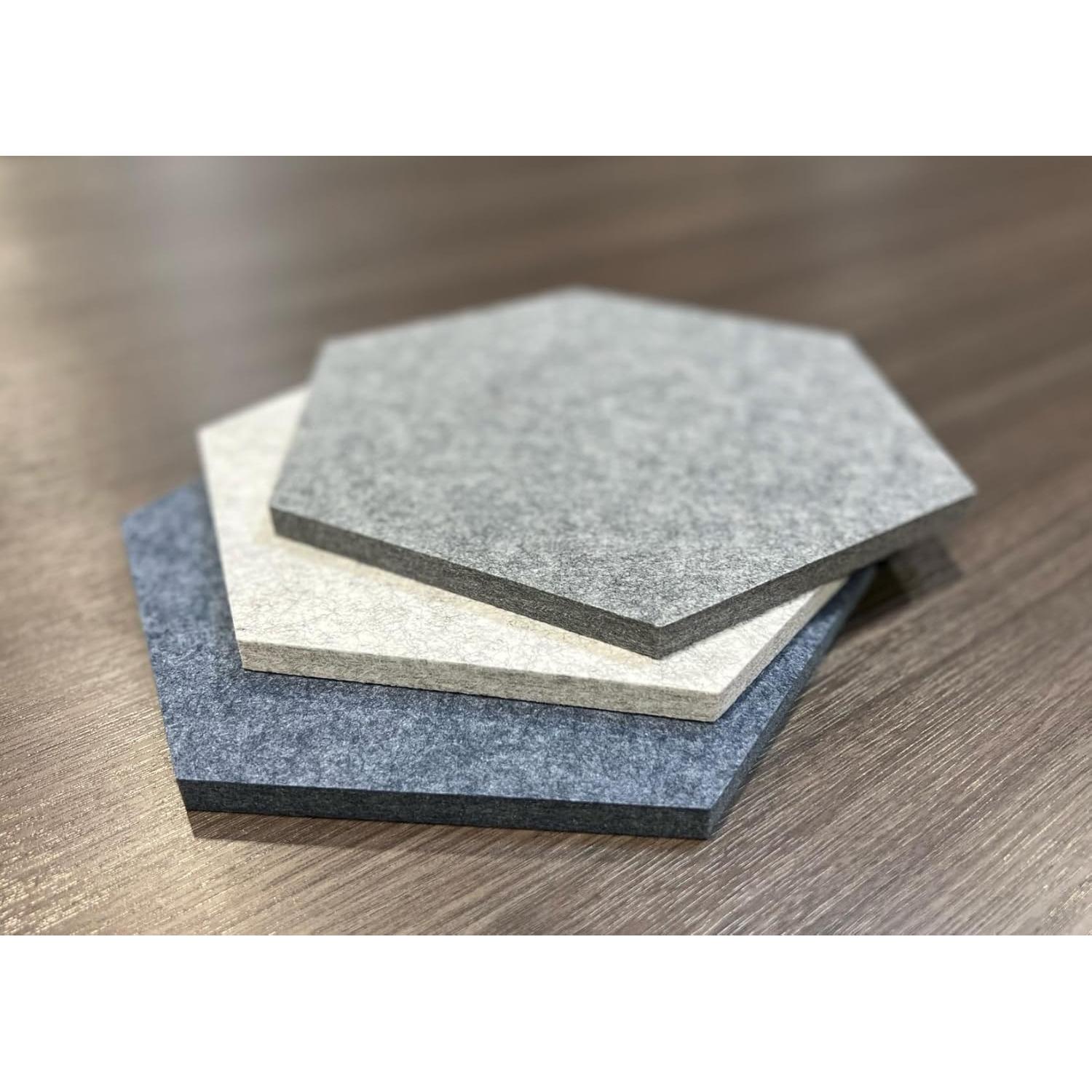 Paneles Acústicos Decorativos Luxor RCLMHEX001 12-Pack