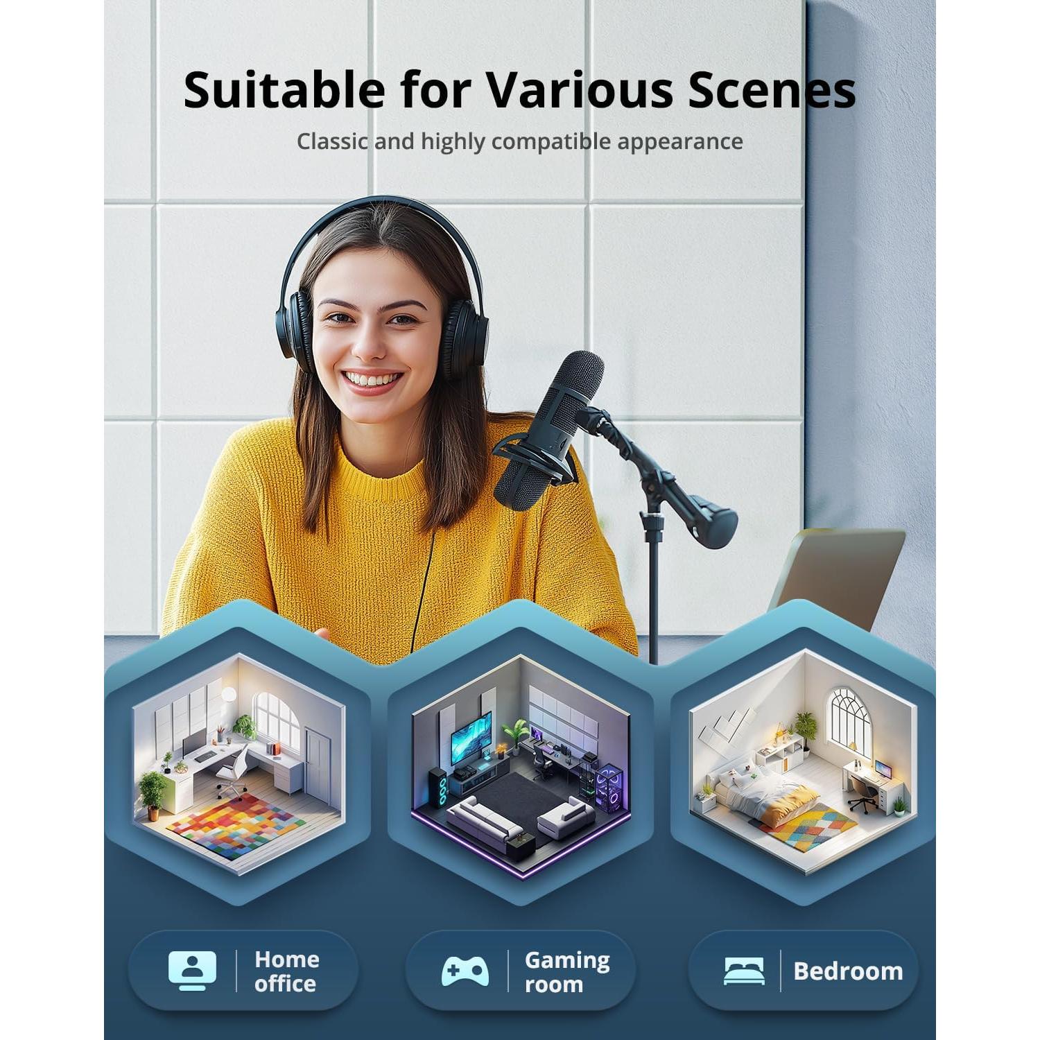 Paneles Aislantes Acústicos Kuchoow 30x30cm - Paquete de 12