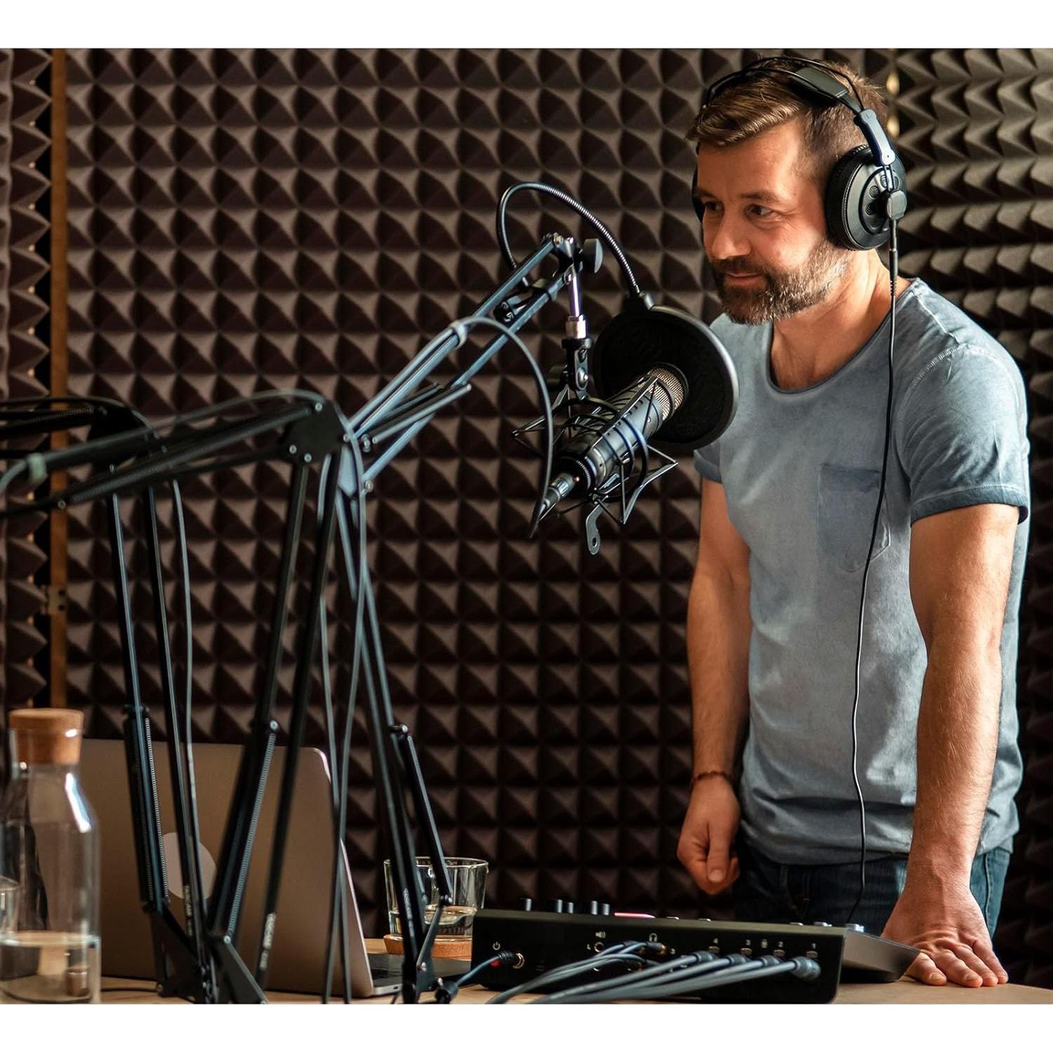 Paquete de 4 Paneles Acústicos FOUCARSI 121.92x60.96cm Negro