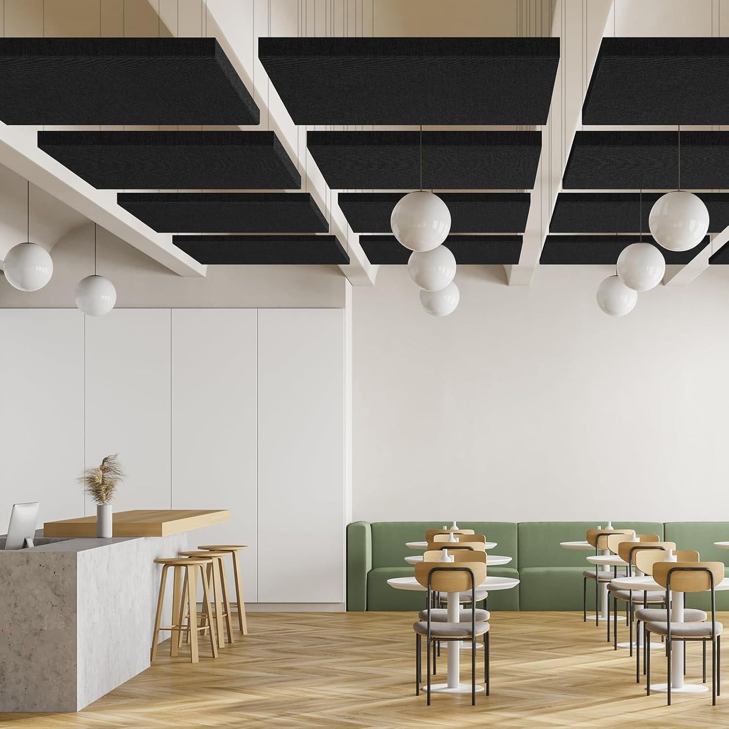 Paneles Acústicos UMIACOUSTICS 4 PCS 60x30 cm Negro