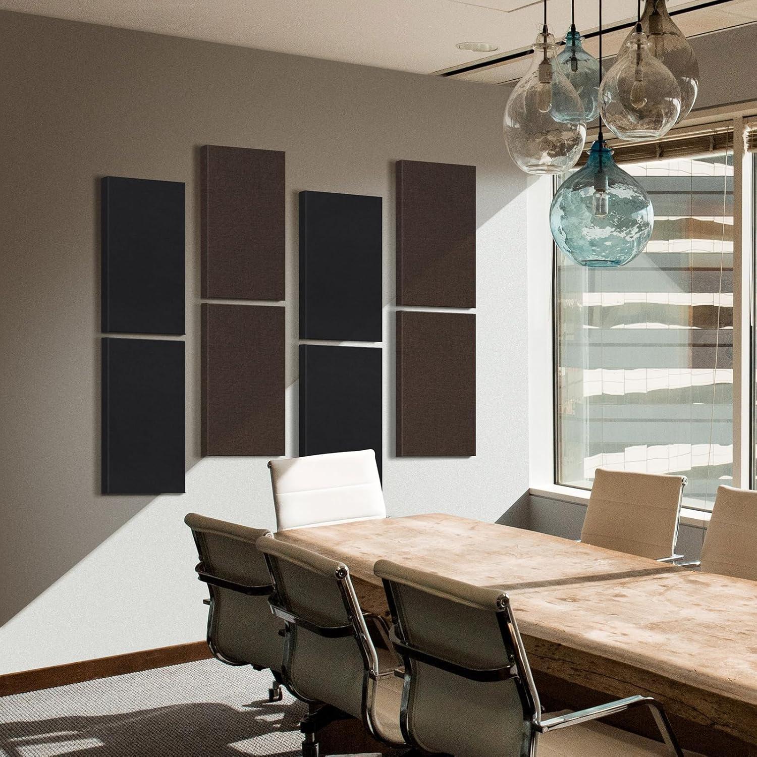 Paneles Acústicos UMIACOUSTICS 4 PCS 60x30 cm Negro