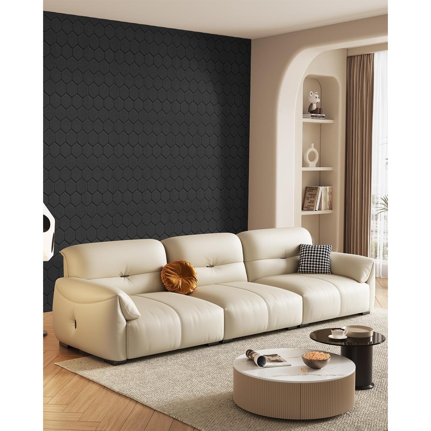 Paneles Acústicos Kuchoow 36 Piezas 30.48x30.48 cm Negro