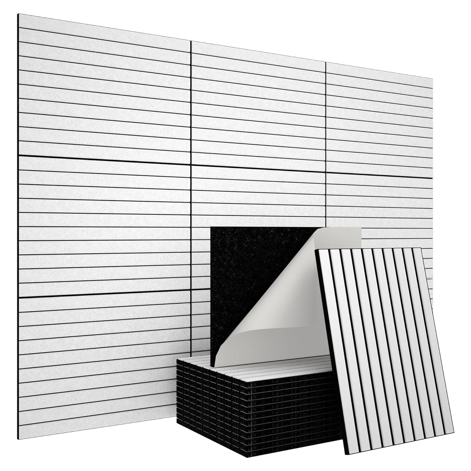 Paneles Acústicos BUBOS 12 Piezas Autoadhesivos 40x30cm