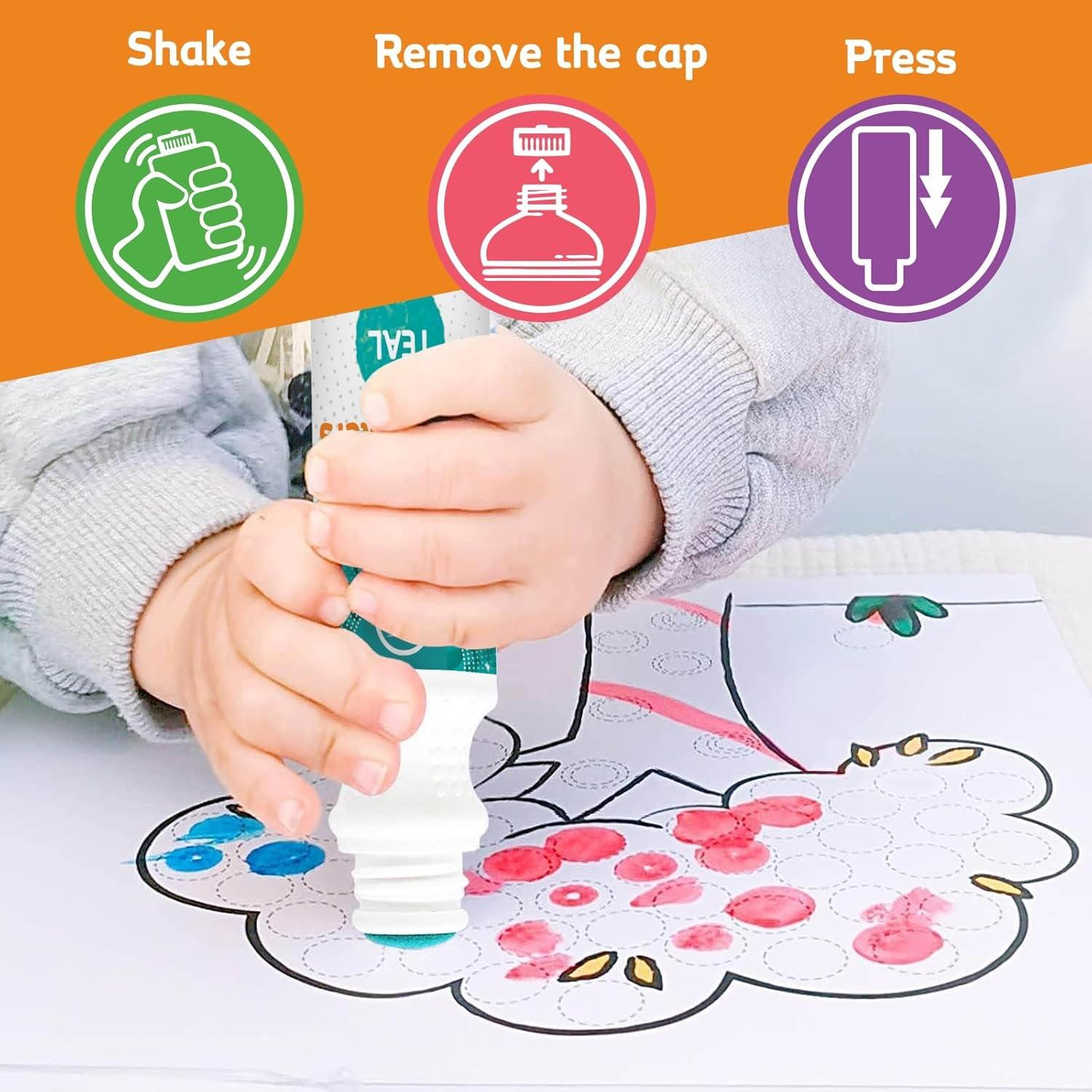 Marcadores de Puntos Ultimate Stationery 30 Colores Lavables