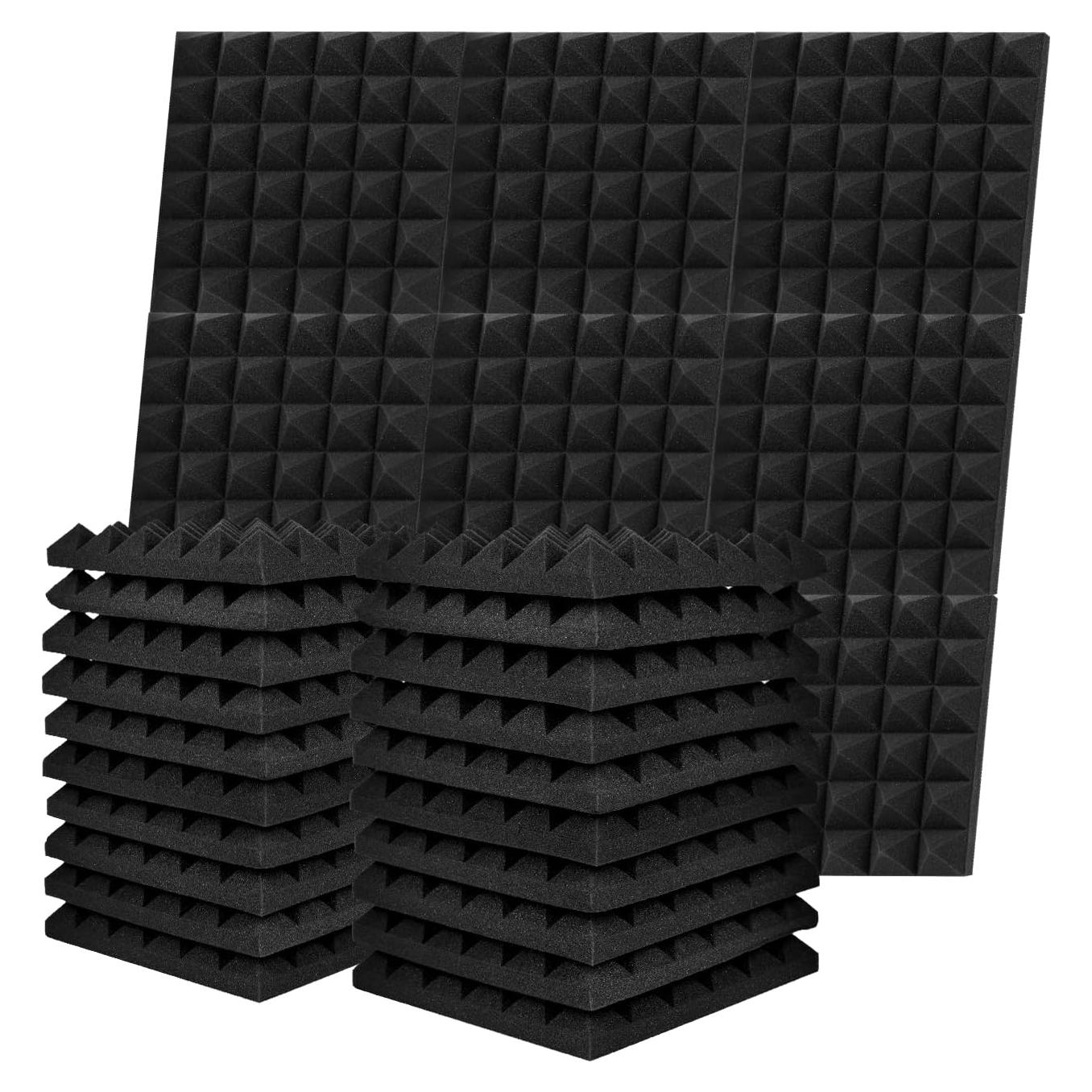 Paneles Acústicos Insonorizantes Musfunny 12 Piezas 30.48x30.48cm