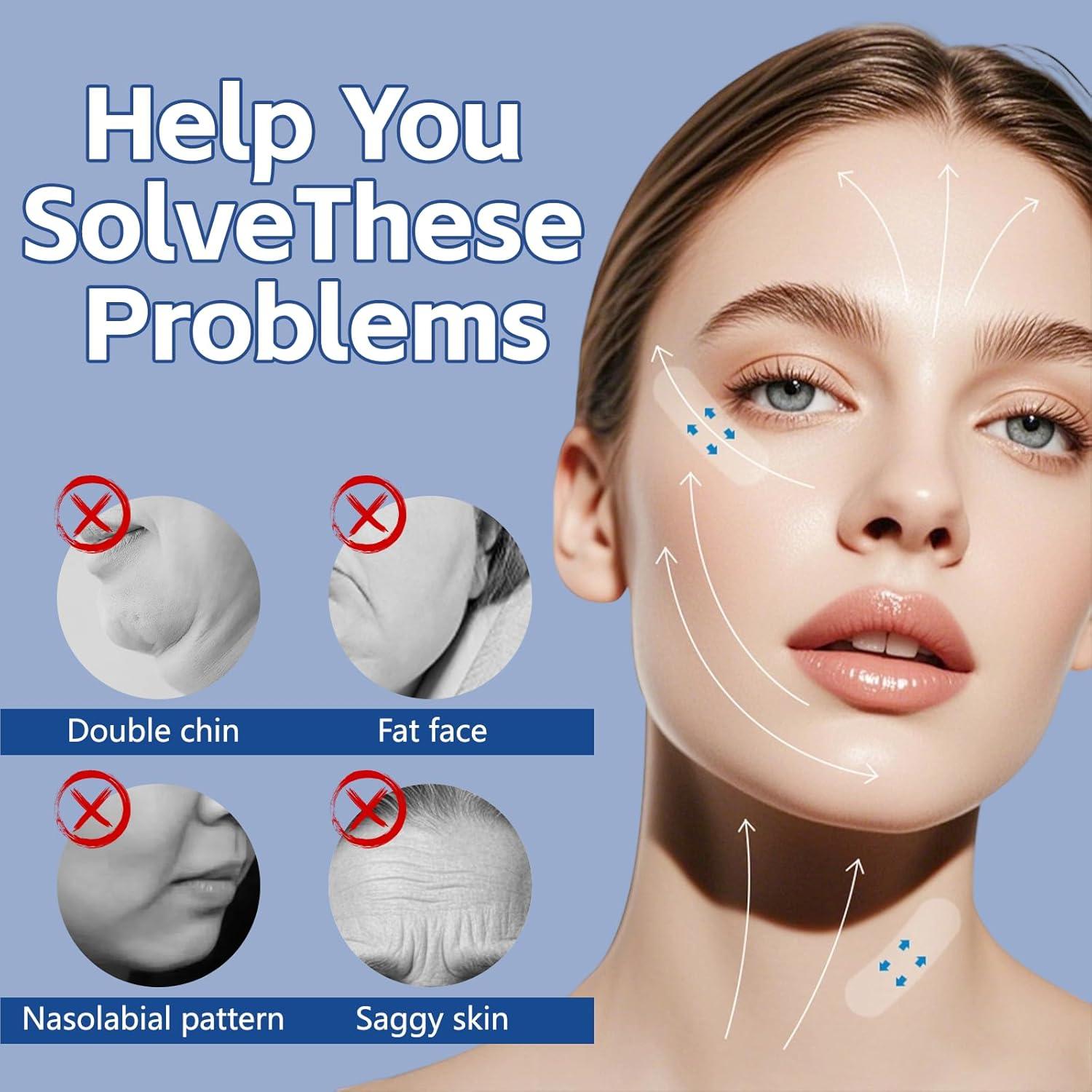 Cinta Levantadora Facial Invisible AndoBubblu - 128 Piezas