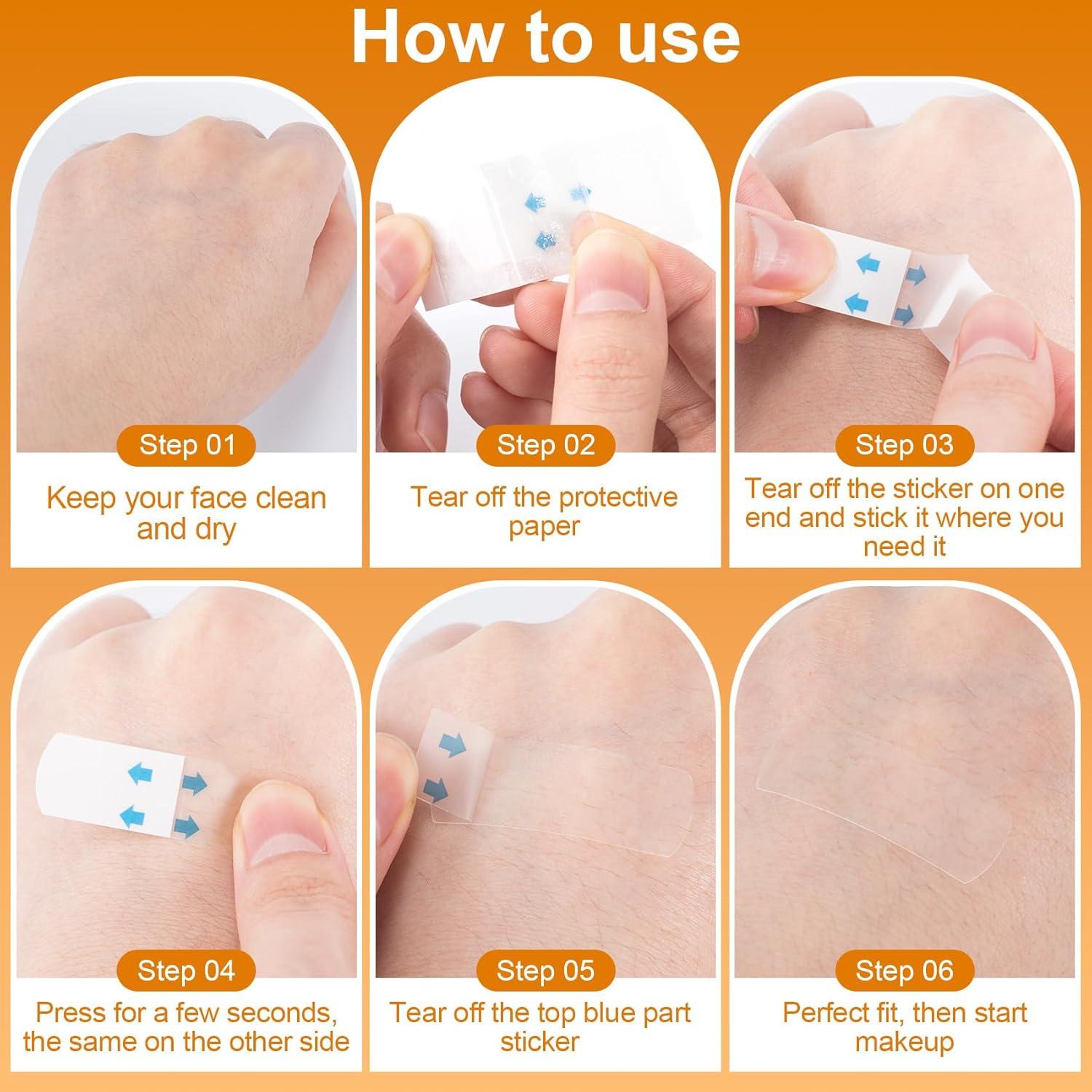 Cintas Invisibles para Levantar la Cara VARMDUKKE - 100pcs