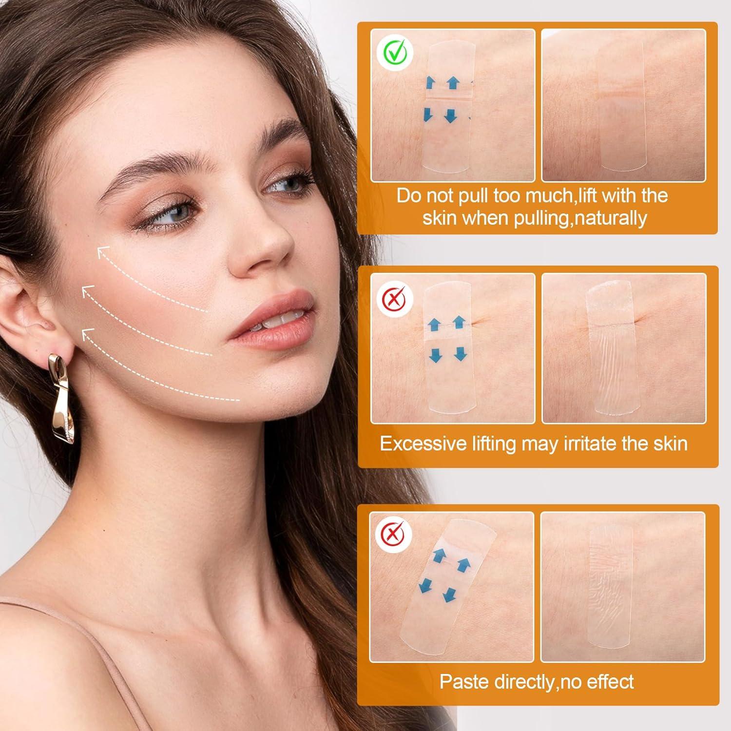 Cintas Invisibles para Levantar la Cara VARMDUKKE - 100pcs