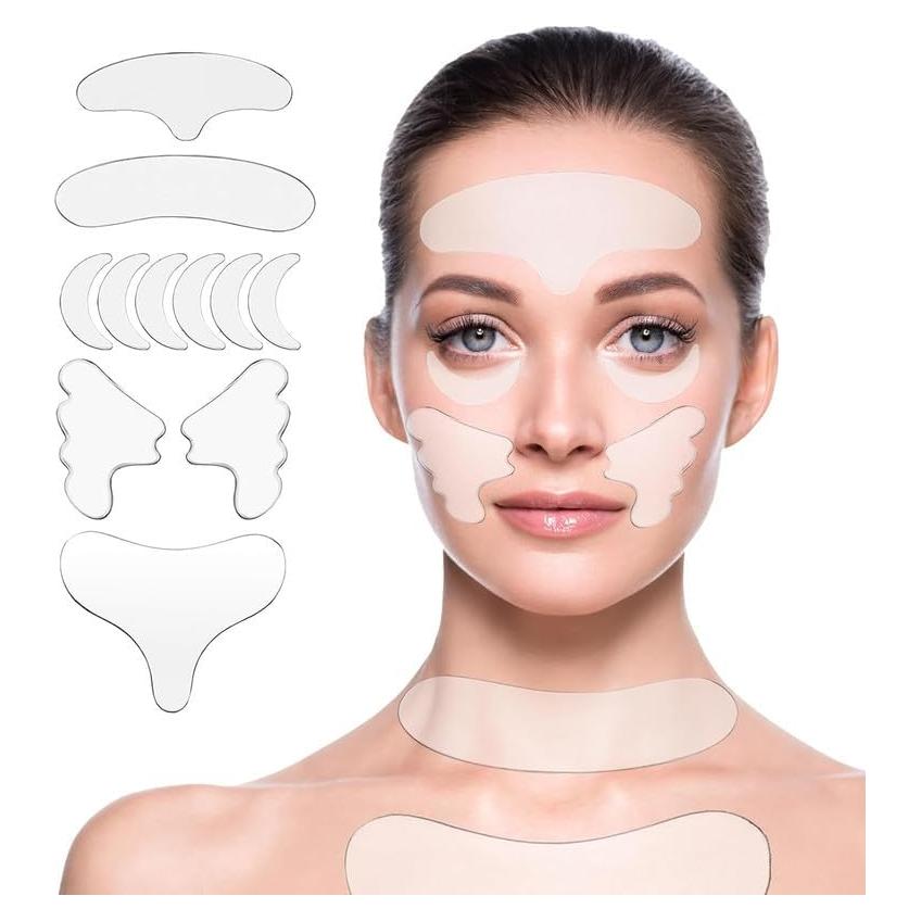 Parches de Silicona Reutilizables GETPUNA para Arrugas 11 Pcs