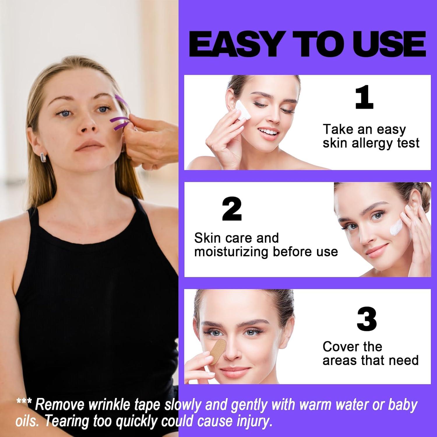 Cinta Facial para Arrugas Sfuchin 5cm Beige - Kinesiología