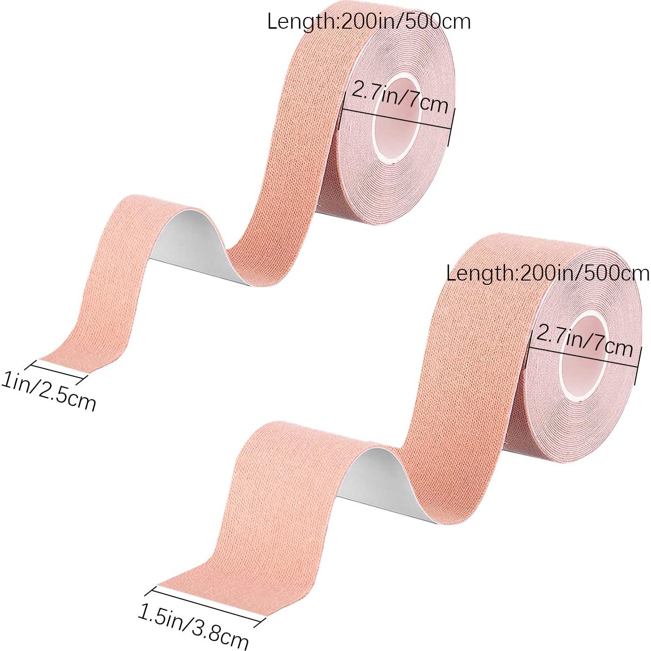 Cinta Facial de Elevación Miofascial Jolbndcv 2 Rollos 2.5cm y 3.8cm