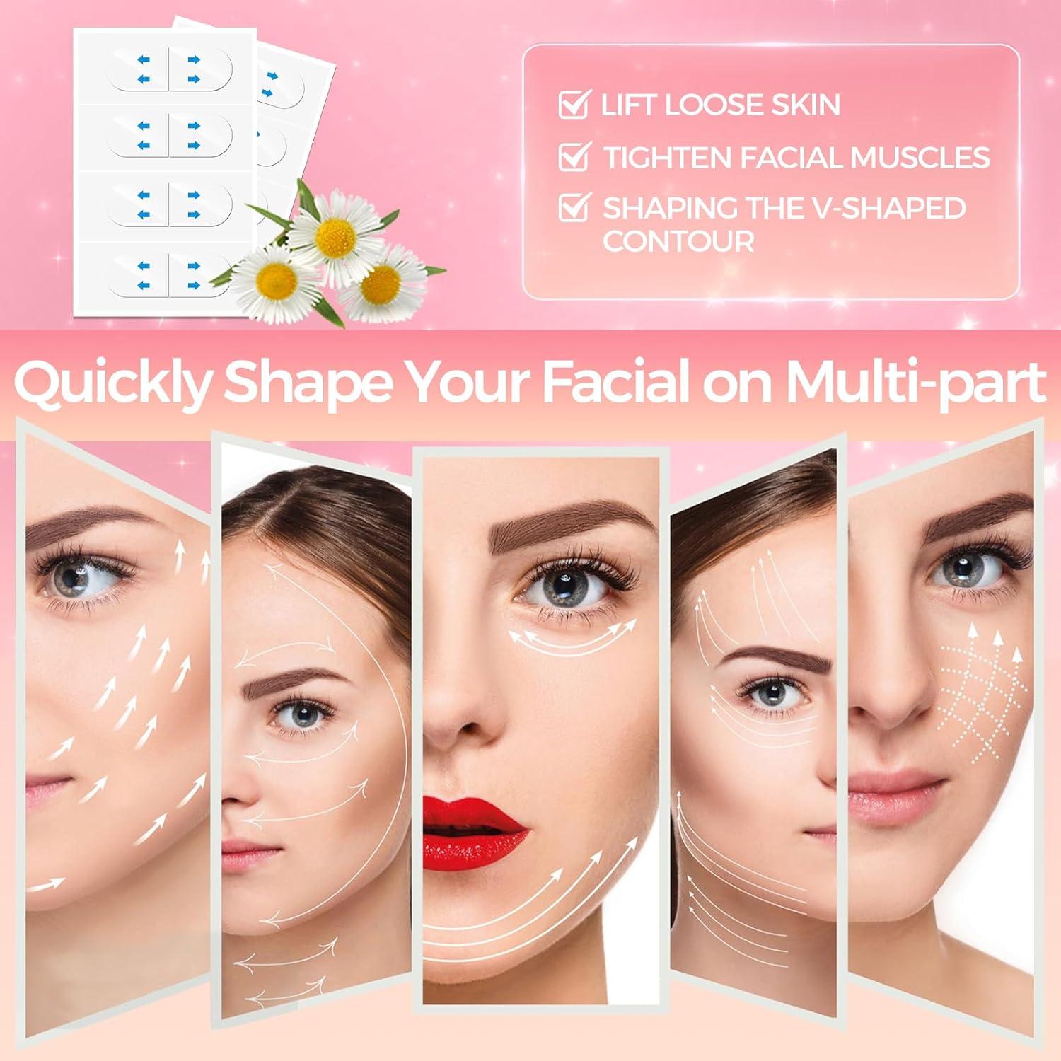 Cinta Lifting Invisible para la Cara NATOPUT 150 Pcs