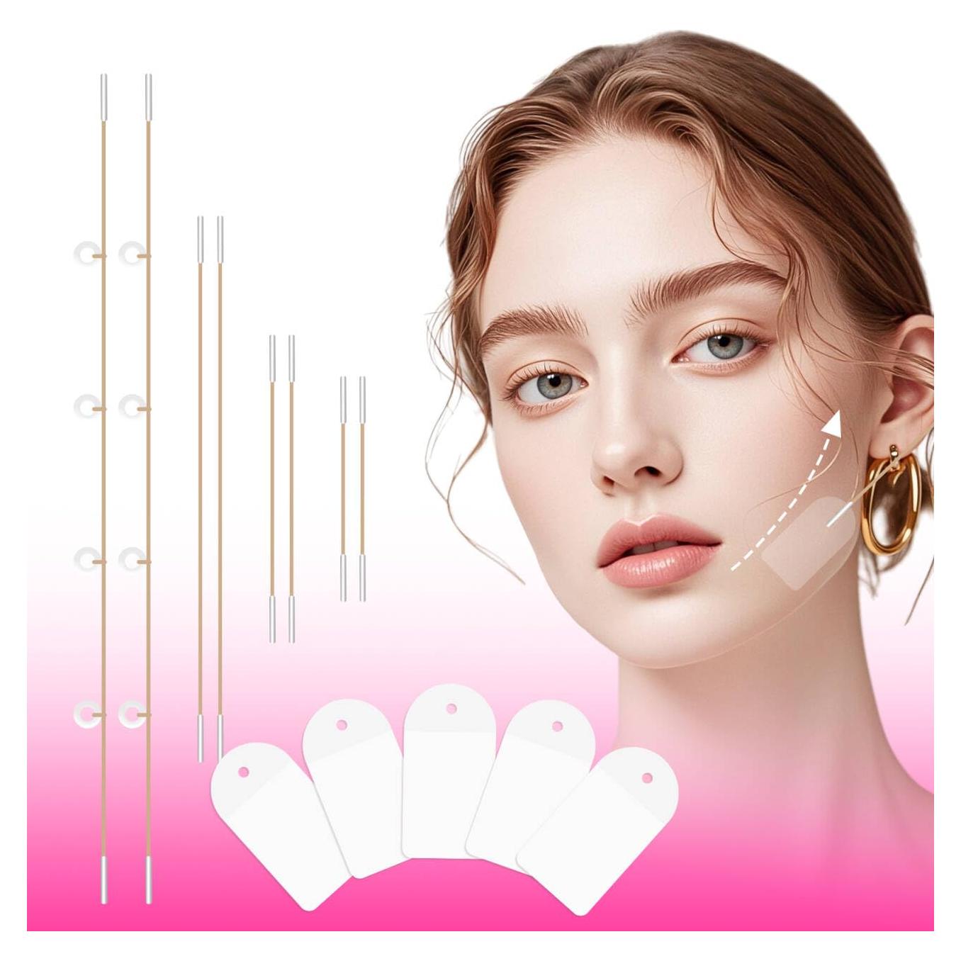 Cinta Levantadora Facial Invisible NATOPUT - 120 Piezas