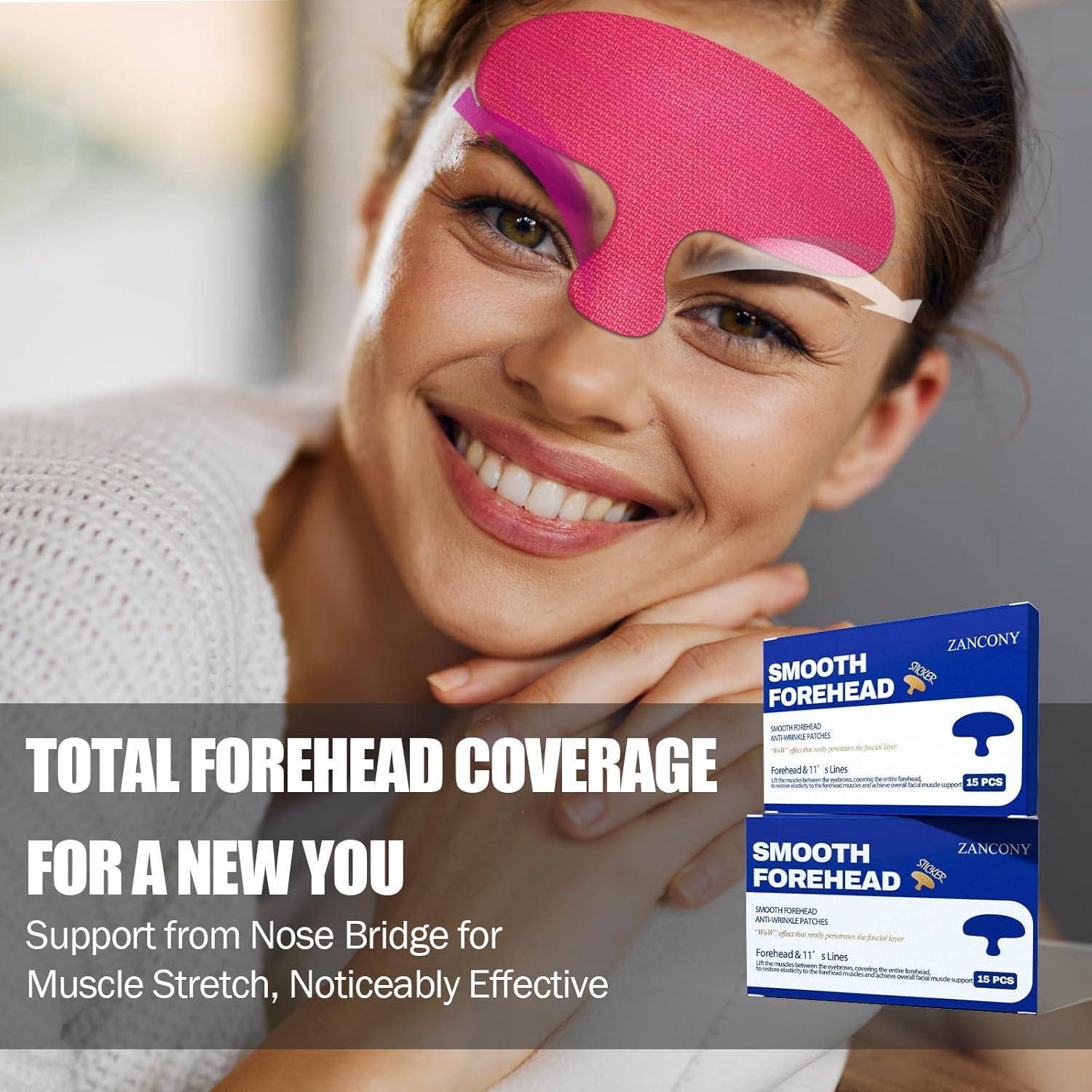 Parche Antienvejecimiento para Arrugas en la Frente 15 PCS